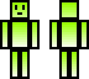 green gradient blob