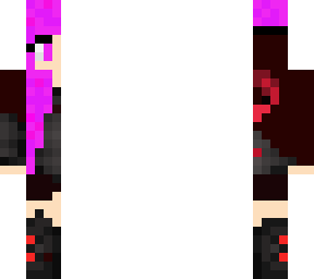 i literally sliced a pink hair woman in half with nah chainsaw