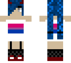 katilyn with the bi***ual flag