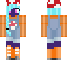 mushroom overalls and hat