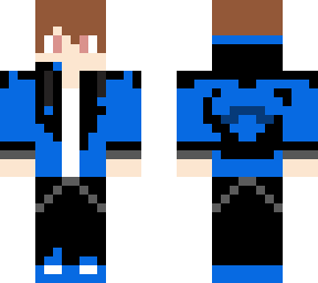 my minecraft skin (blue version)