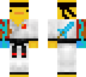 nonja duck with sword and rehandead