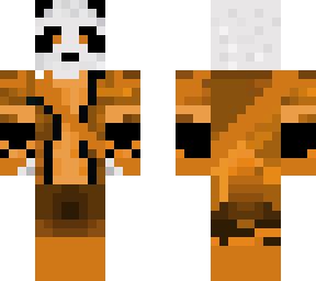 orange panda warrior