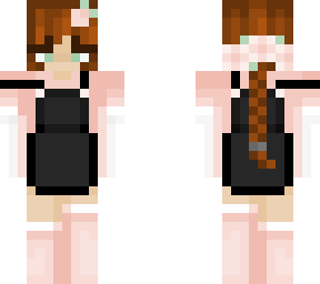 peach overalls