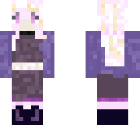 purple jacket girl
