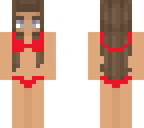 red bikini girl