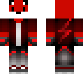 red fox in cool clothes