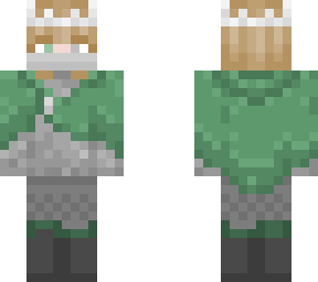 silver skin (blonde with cape)