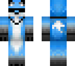 swag blue wolf | Minecraft Skin