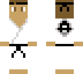 white karate gi