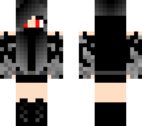 angry shadow ninja girl