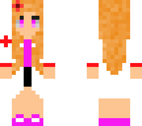blonde - red hair purple (eyes) doctor girl - created by eradicator475