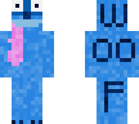 blue dog skin