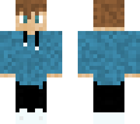 blue hoody boy