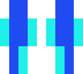 blue water man