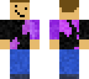 boy purple and black