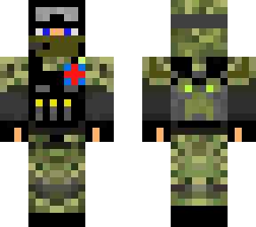 camouflaged solider