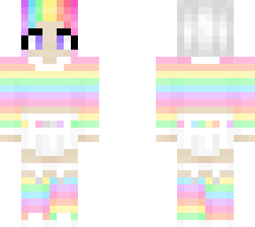 casual pastel rainbow