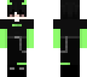 cool green minecraft skin