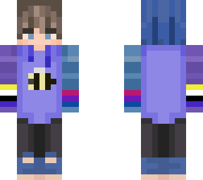 cute bi & nonbinary person skin