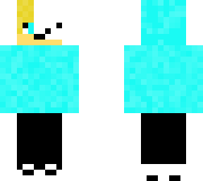 dream's half masked and half unmasked skin (cyan vision)