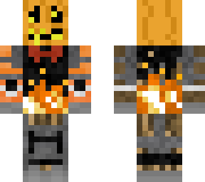 flaming monster