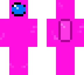 funny pink among us