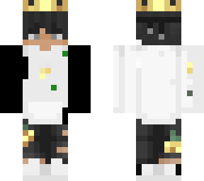 gamer whit crown and jacket