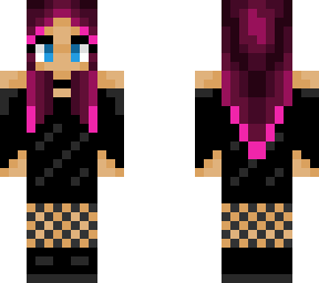 goth-lite girl pink