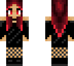 goth-lite girl red