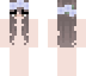 hair base with a flower crown