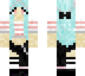 hair blue  owo