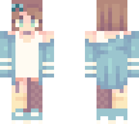 high school girl (teal)