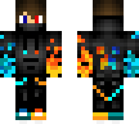 ice&fire gamer boy
