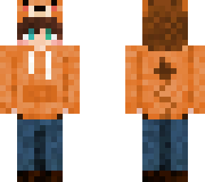 me in my lion hoodie skin :3 (please don't steal!) -edit3