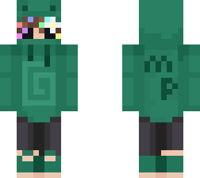 me with the karl's frog hoodie