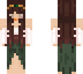 medieval girl but in a dress