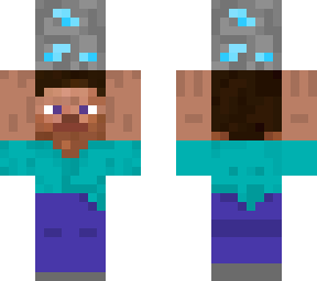 mini steve with diamond ore