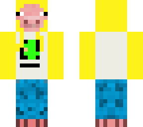 my skin with yellow dino hoodie pogy wogy