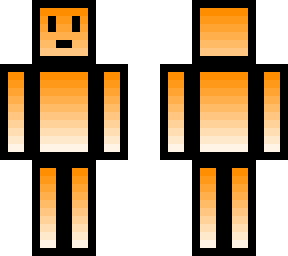 orange blob with outline