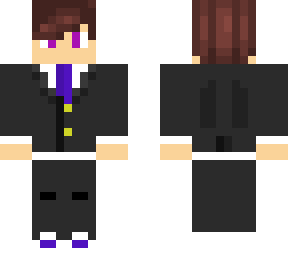purple boy with suit