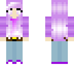 purple girl, hair from triumph357