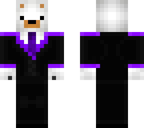 purple suit ice bear