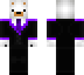 purple suit ice bear