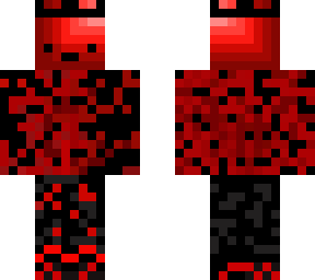 Red and Black Skin | Minecraft Skin