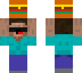 steve criminal with hamburger