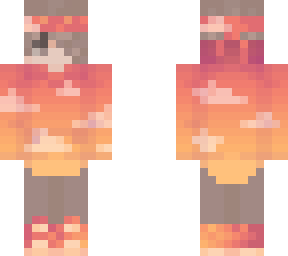 sunset girl short hair edit