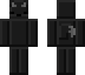 the black wolf (full black)