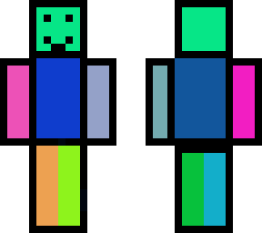 the weird skin to the weird man