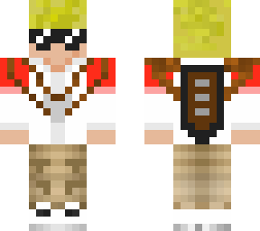 tommy with pixel glasses and sheild